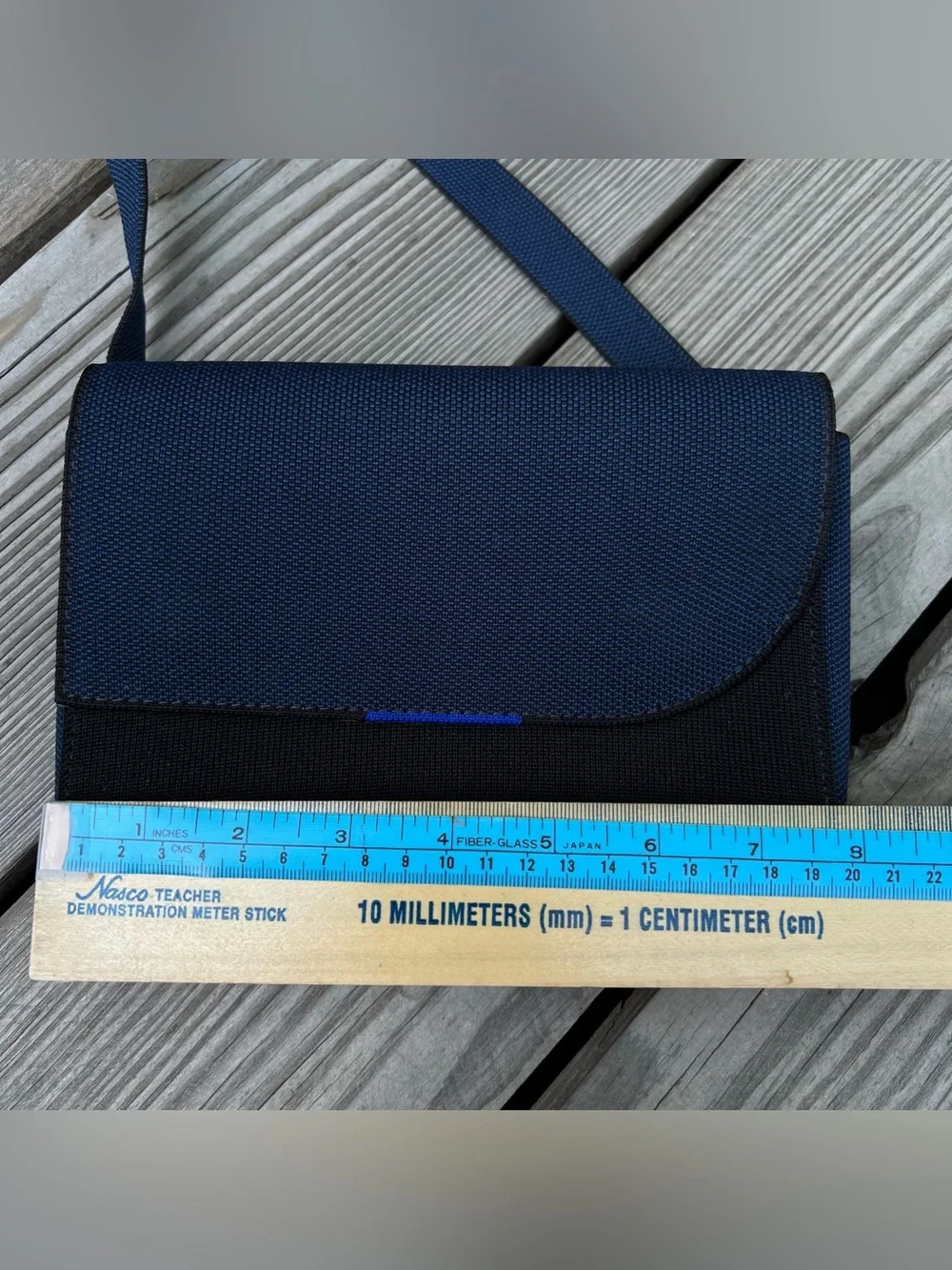 Rothy's The Belt Bag Sapphire and Onyx Crossbody Purse